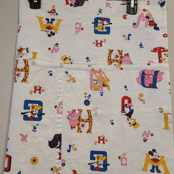 Walt Disney Productions Vintage Alphabet Curtains - Picture 2 of 7